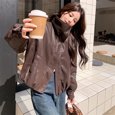 新款主推内里毛毛皮衣外套2636-P185-K268，女装短外套，2C129
