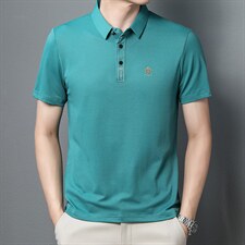 休闲商务POLO衫男士T恤2022半袖T恤凉感上衣ZL1231-P55，男装Polo衫，星座1105-3