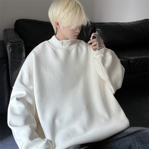 男装加绒 加厚 打底衫 基础款 高领卫衣XZ514-2-W222-P38图片