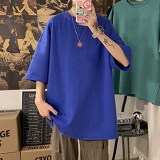 230g抖音品质纯棉短袖t恤男大码短袖男DX17099-P14，男装T恤，电商A040