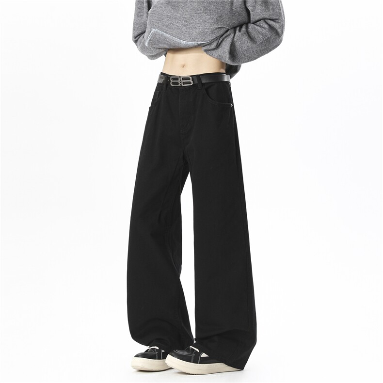 美式复古水洗直筒牛仔裤男女100棉XZ201-D1229P42，男装牛仔裤，星座201