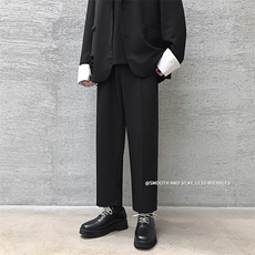 2024春季DF94-TP35控价49-直筒垂感痞帅小西裤男生潮流九分长裤，男装休闲裤，电商A102-1
