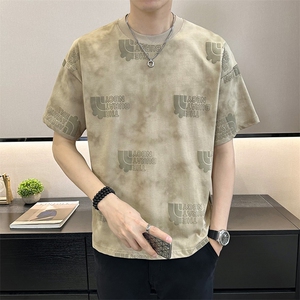 店主风~夏季扎染满印短袖T恤  T2015/P50图片
