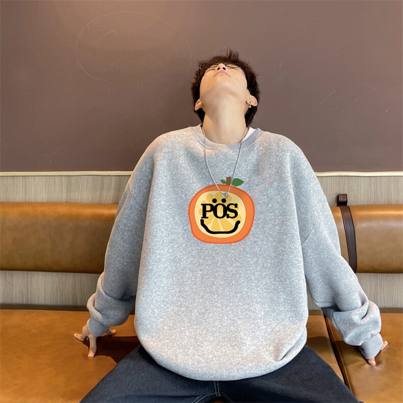 ！圆领卫衣男装港风长袖t恤男外套男WY509-特P23,男装卫衣,电商B371