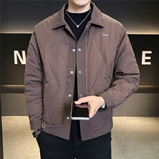 9923-L-4XL-P165标50绒店主风冬季翻领轻薄男士休闲羽绒服外套，男装羽绒服，电商B255