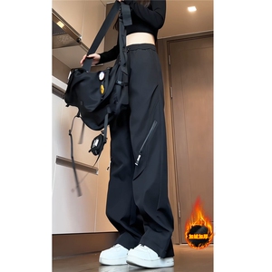 女模 加绒保暖冲锋裤防水休闲裤 S116-特P45 常规特P40图片