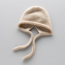 秋冬保暖加厚羊绒护耳帽，帽子，江帆羊绒