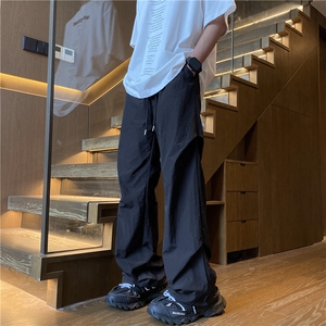 INS夏季舒适透气垂感男女宽松阔腿休闲裤B315-K24105-特P30控58图片