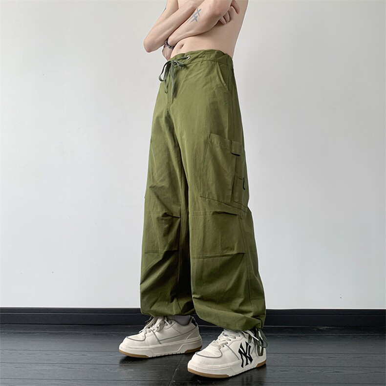 B221美式ins街头hiphop宽松工装休闲裤子LK23122-P65控88,男装休闲裤,电商B221