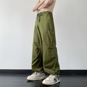 B221 美式ins街头hiphop宽松工装休闲裤子 LK23122-P65 控88图片