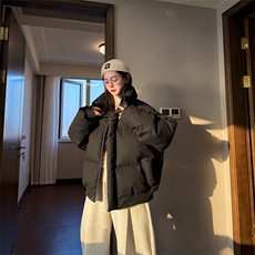 直播现货原版高品质冬季美式帆布皮棉服立体纹理加厚棉衣外套，男装棉衣，电商A486