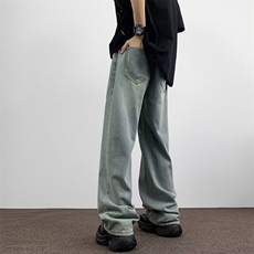 2024美式牛仔裤男款春季长裤潮CK9001P42，男装牛仔裤，星座1116-2