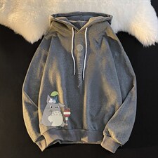 WY2152-P35 加绒款-P40 纯棉连帽卫衣男大码运动帽衫宽松薄外套男图片