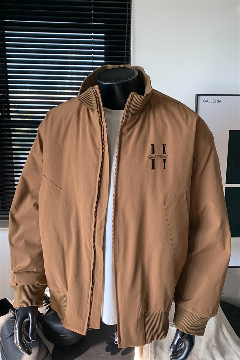 抖音直播得物高品质廓形加厚立领飞行夹克棉衣外套M1303P88,男装棉衣,电商C408-1(原B339-1)