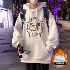 加绒加厚白色