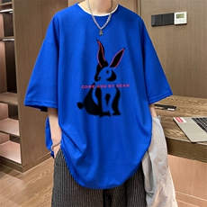 华夫格t恤男短袖男大码五分袖酒店风HT73308-P22，男装T恤，电商A040