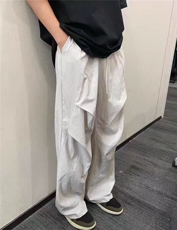 现货网图！纯色百搭皱褶美式速干休闲长裤-EX50802-特批25，男装休闲裤，电商A061