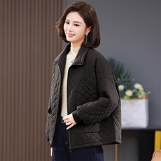 2023冬季时尚休闲夹棉加厚保暖舒适休闲棉服，女装棉衣/棉服，独衣靓