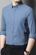 春秋新款男士长袖衬衫商务休闲时尚男装衬衣男打底衫，男装衬衫，电商B360