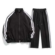 加绒加厚运动服套装W4641JR（加绒）特P53/K8579JR（加绒）特P43，男装休闲套装，电商A007