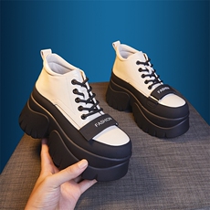 x3068-p175英伦风乐福鞋女2024秋冬新款百搭小皮鞋增高休闲高帮鞋，女鞋短靴，星座1407-3