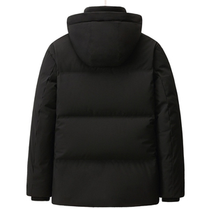 90%白鸭绒羽绒服男爸爸装冬季中长款加厚中年人保暖外套H27-P195图片