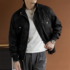老钱风大码休闲夹克外套8562-P75控159大码元，男装夹克，星座209