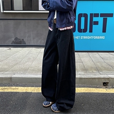 8XL-M工装裤男秋季日系男直筒宽松阔腿休闲弯刀裤子男K9177P65，男装工装外套，电商D206-1