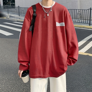 抖音供货、秋季现货舒适棉宽松重磅长袖T恤 D223A-CT2324-特P28图片