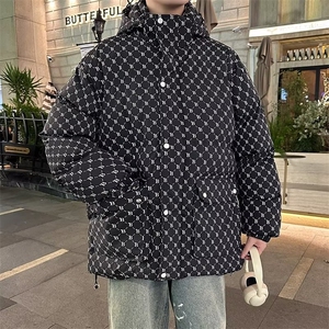 面包两面穿棉袄服男外套宽松潮牌2023服新款连帽冬季MF150-P89图片