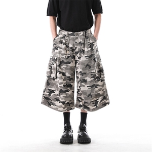903-AK056-特P55  【S-3XL】 白迷彩七分短裤3图片