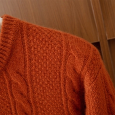 2025年秋季新款简约加厚针织男士羊绒套衫时尚休闲通勤百搭，男装羊绒套衫，鼎坤羊绒