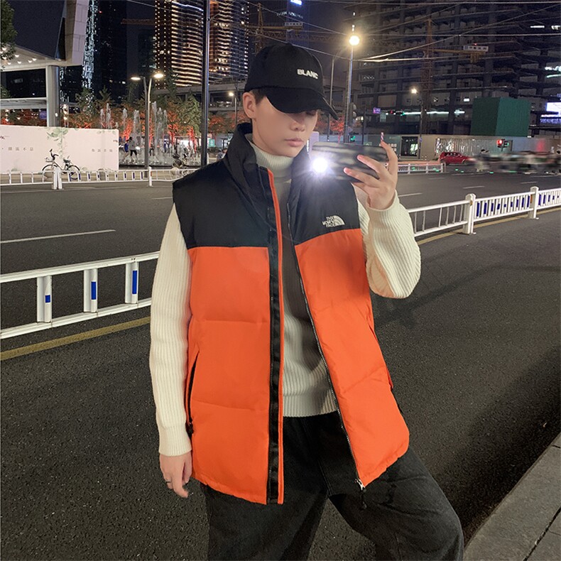 有版权现货刺绣立领宽松外套马甲时尚男款韩版羽绒服MJ02P65控98,男装背心/马甲,星座301D-5(原星座1415）