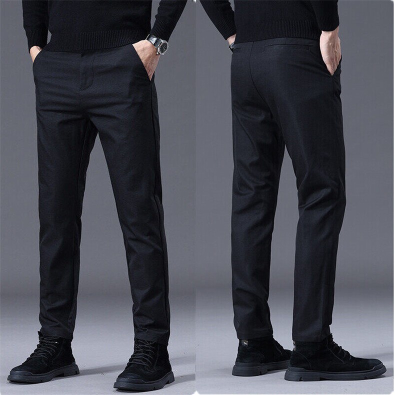 潮牌休闲裤男2026春秋季弹力宽松直筒纯色百搭长裤子K586-p38外贸，男装休闲裤，星座224-1