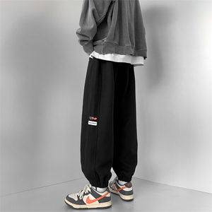 现货港风宽松束脚裤厚款加绒休闲裤KD561-P60图片