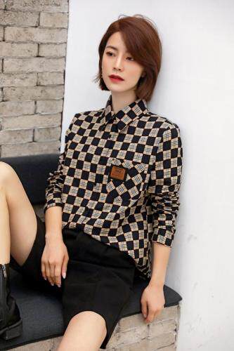 现货格子衬衣，其它，欧pai