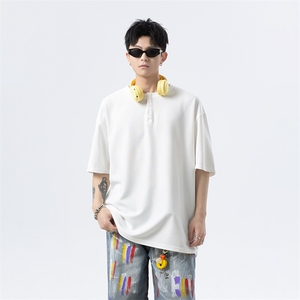 华夫格亨利领短袖男polo衫 cp124-特p20图片