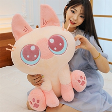 绒绒玩具 暹罗猫小豆泥公仔