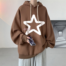 连帽卫衣男大码运动服帽衫外套WY2286-P35加绒款-P40，男装卫衣，电商A040