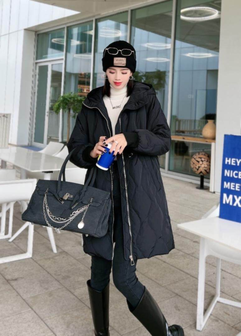 中长款羽绒服，女装羽绒服，金尚名门
