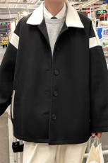 男装呢料大衣2026秋冬季新款毛呢大衣男生外套XZ514-2-F596-P115，男装毛呢大衣，星座514-2(原B239)