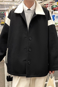 男装呢料大衣 2026秋冬季新款毛呢大衣男生外套XZ514-2-F596-P115图片