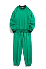 1秋季新款休闲圆领假两件情侣青春套头卫衣套装7144P98控128，男装卫衣，星座226-2