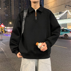 春季新款轻熟休闲风POLO领卫衣WY05512-P55，男装Polo衫，星座308B-2