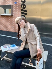 韩版宽松羽绒马甲，女装马甲，Balance Studio