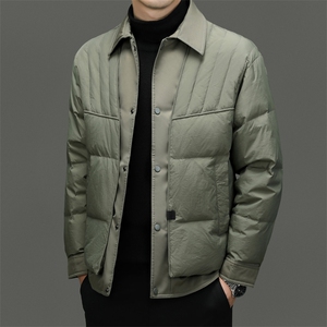 BZK13678钱塘2020-2时尚休闲新款简约冬季厚款中年男士羽绒服P225图片