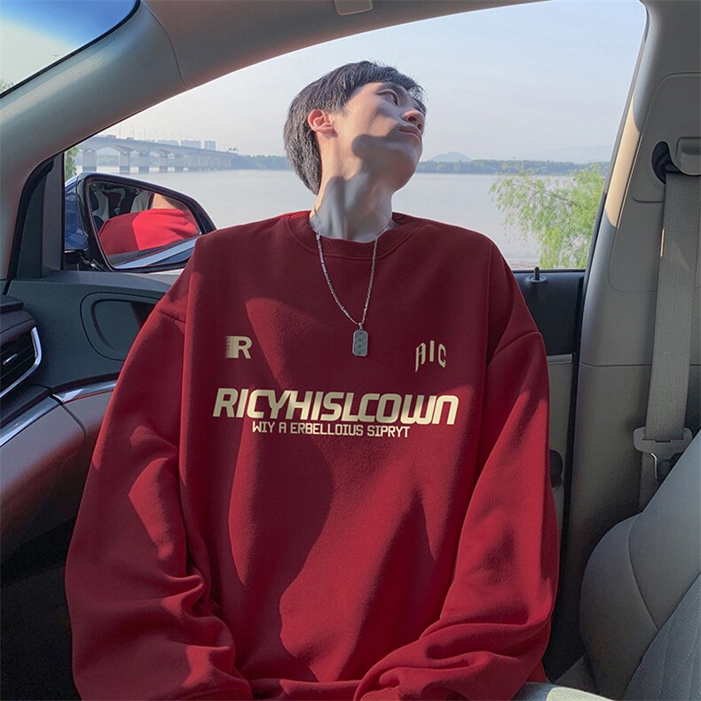 抖音得物供货可提供视频2024秋冬新款重磅美式卫衣DY5702,男装卫衣,电商A486