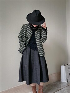 小香风外套图片