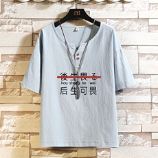 TY61028-P30v领亚短袖t恤男大码半袖半截袖，男装T恤，电商A040A