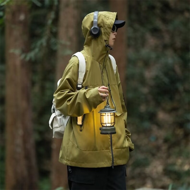 美式机能户外三防软壳冲锋衣外套男 W5001 P70图片